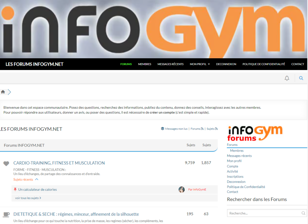 Forum-INFO-GYM